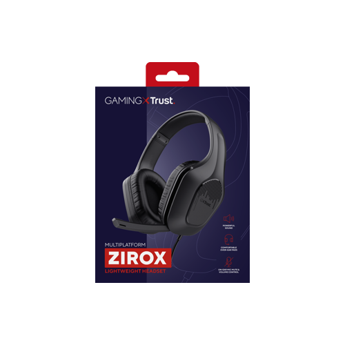 Trust audifonos alambricos gamer color negro Trust audifonos alambricos gamer color negro