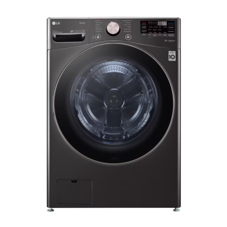 LAVADORA CARGA FRONTAL INVERTER 22KG TURBO WASH 6 MOTION NEGRA LG